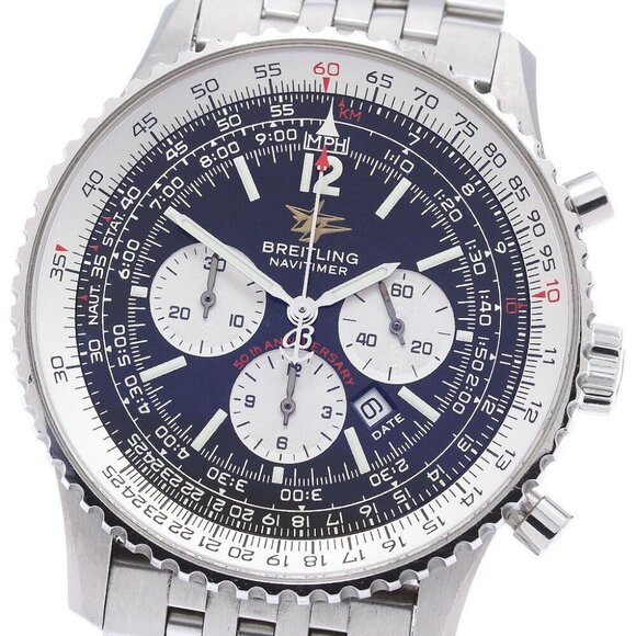 BREITLING Navitimer A41322 Chronograph black Dial Automatic Men's Watch_872947 - Picture 1 of 6
